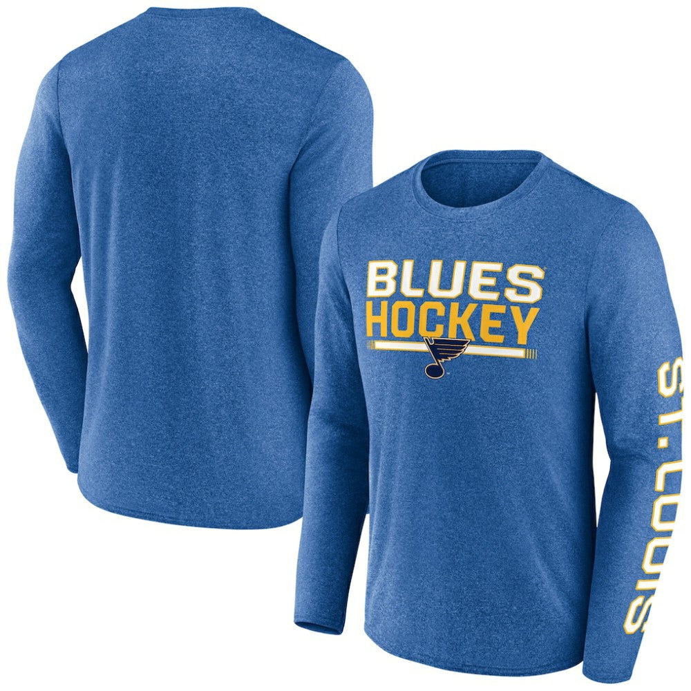 NHL St. Louis Blues Fanatics Sweep Iconic Synthetic Long Sleeve T-Shirt