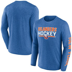 NHL New York Islanders Fanatics Sweep Iconic Synthetic Long Sleeve T-Shirt