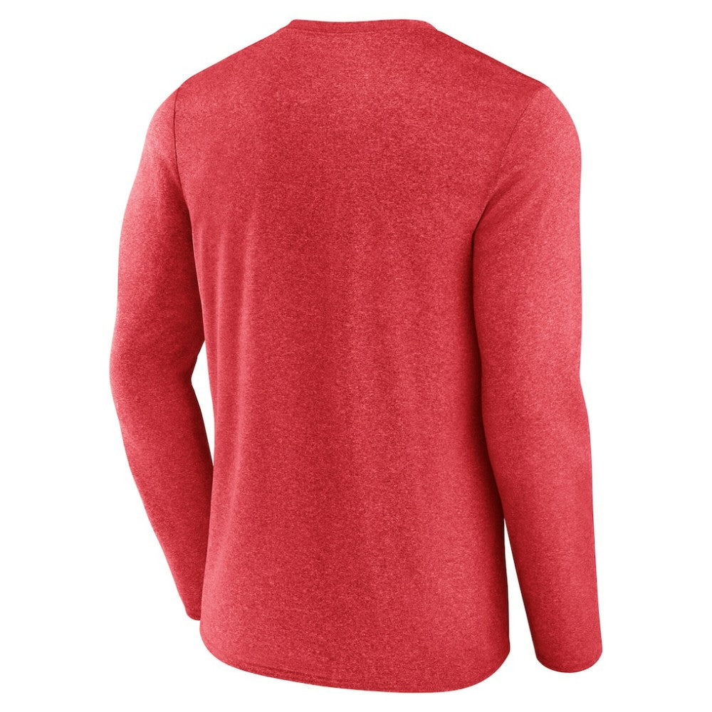 NHL Chicago Blackhawks Fanatics Sweep Iconic Synthetic Long Sleeve T-Shirt