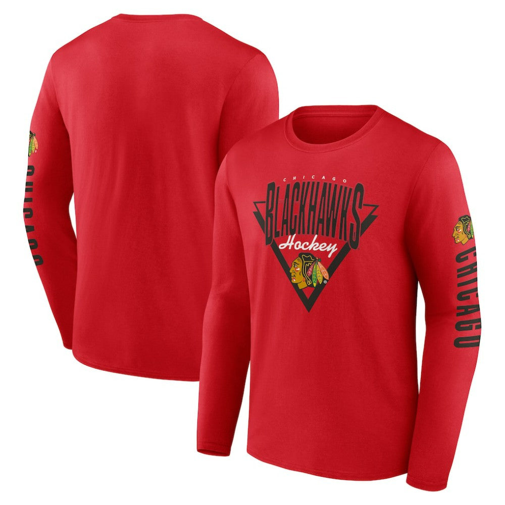 NHL Chicago Blackhawks Fanatics Headline Long Sleeve T-Shirt