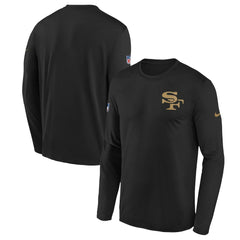 Youth 2025 Rivalries Collection Sideline Legend Dri-FIT Long Sleeve T-Shirt - San Francisco 49ers T-shirts