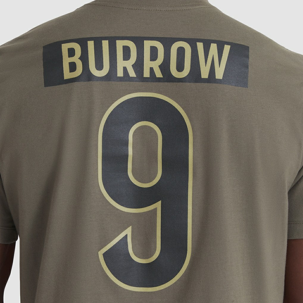 Joe Burrow  2025 Salute to Service Name & Number T-Shirt - Cincinnati Bengals T-shirts