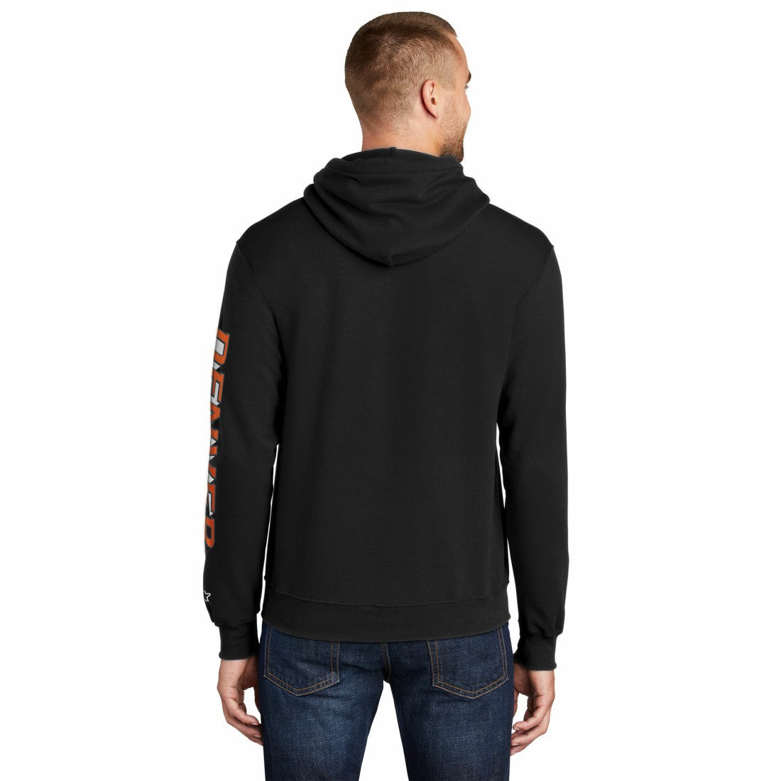 Starter Wordmark Logo Pullover Hoodie - Denver Broncos Hoodies