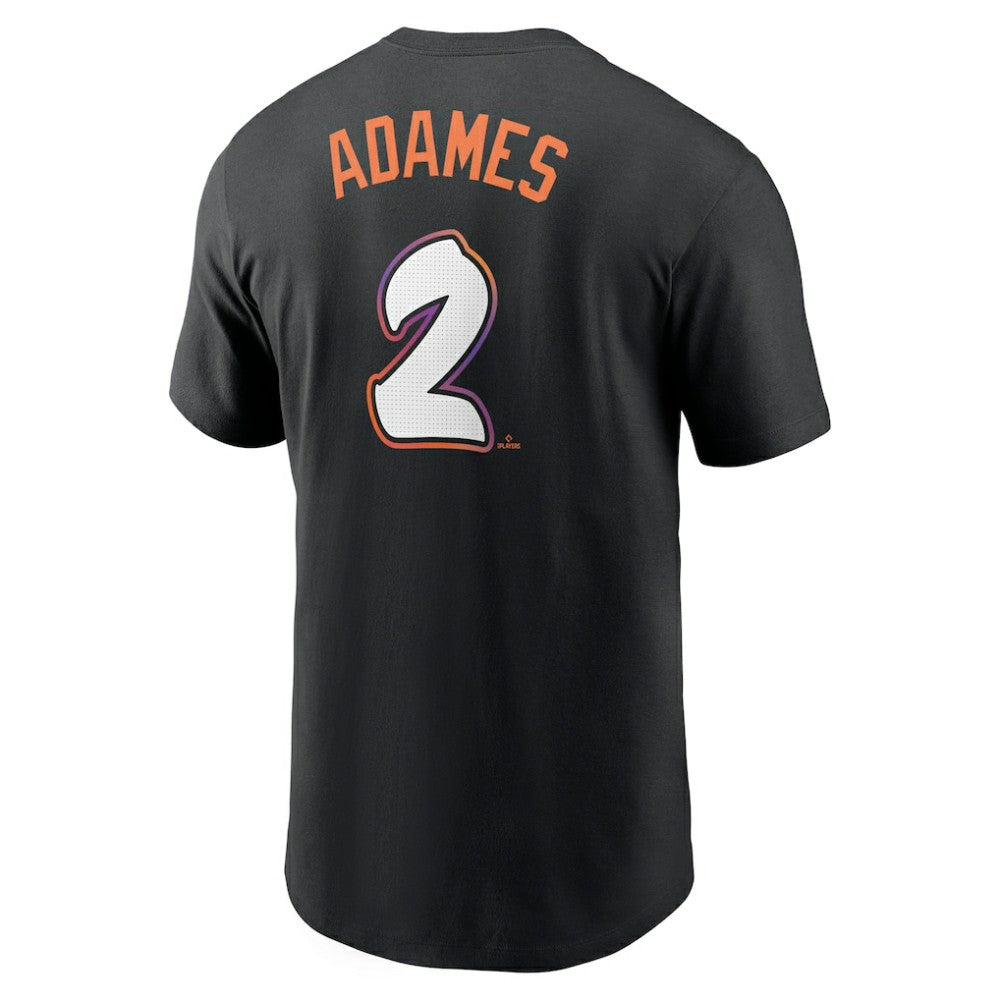 Black Willy Adames San Francisco Giants Nike 2025 City Connect Fuse Name & Number T-Shirt