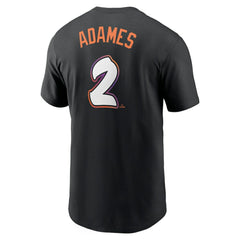 Black Willy Adames San Francisco Giants Nike 2025 City Connect Fuse Name & Number T-Shirt
