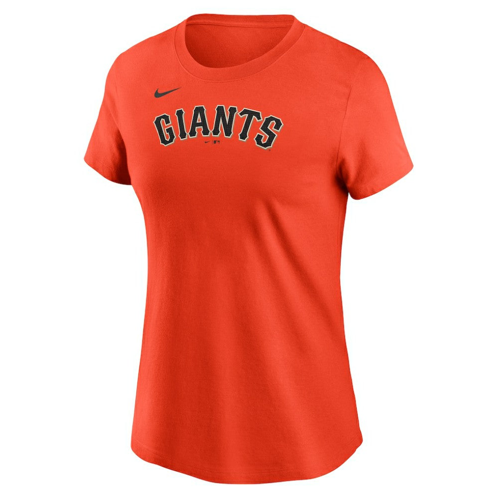 Orange Willy Adames San Francisco Giants Nike Women's Cooperstown Collection Fuse Name & Number T-Shirt