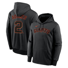 Black Willy Adames San Francisco Giants Nike Name & Number Performance Pullover Hoodie