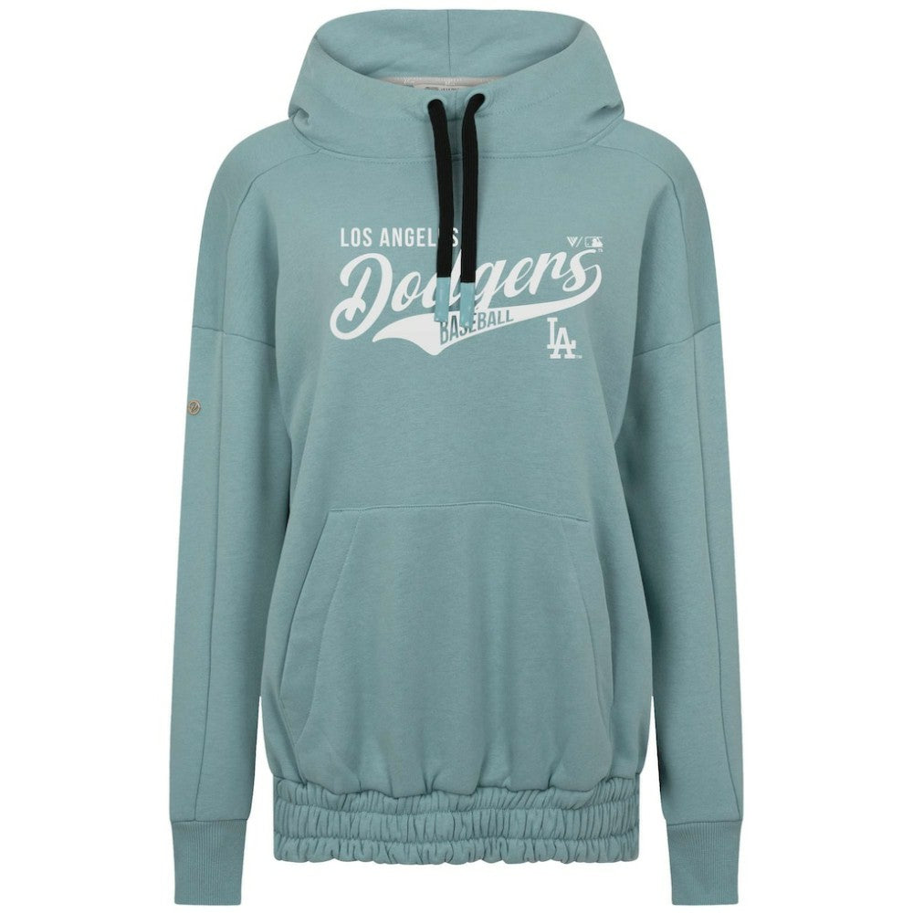 Blue Los Angeles Dodgers Levelwear Women's Waterfall Glide Pullover Hoodie