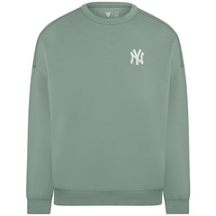 Sage Green New York Yankees Levelwear Women's Luxe Signature Tri-Blend Pullover Sweatshirt