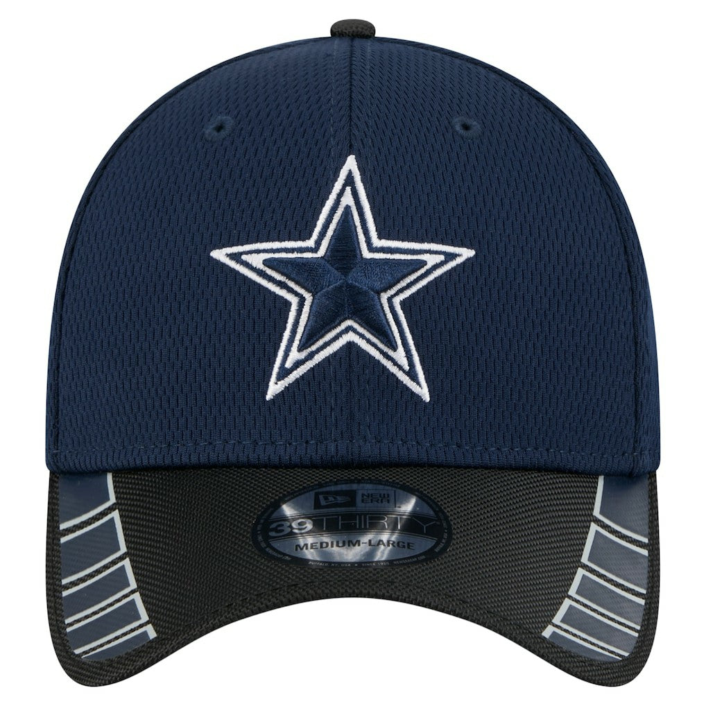 Visor Hit 39THIRTY Flex Hat - Dallas Cowboys Hats
