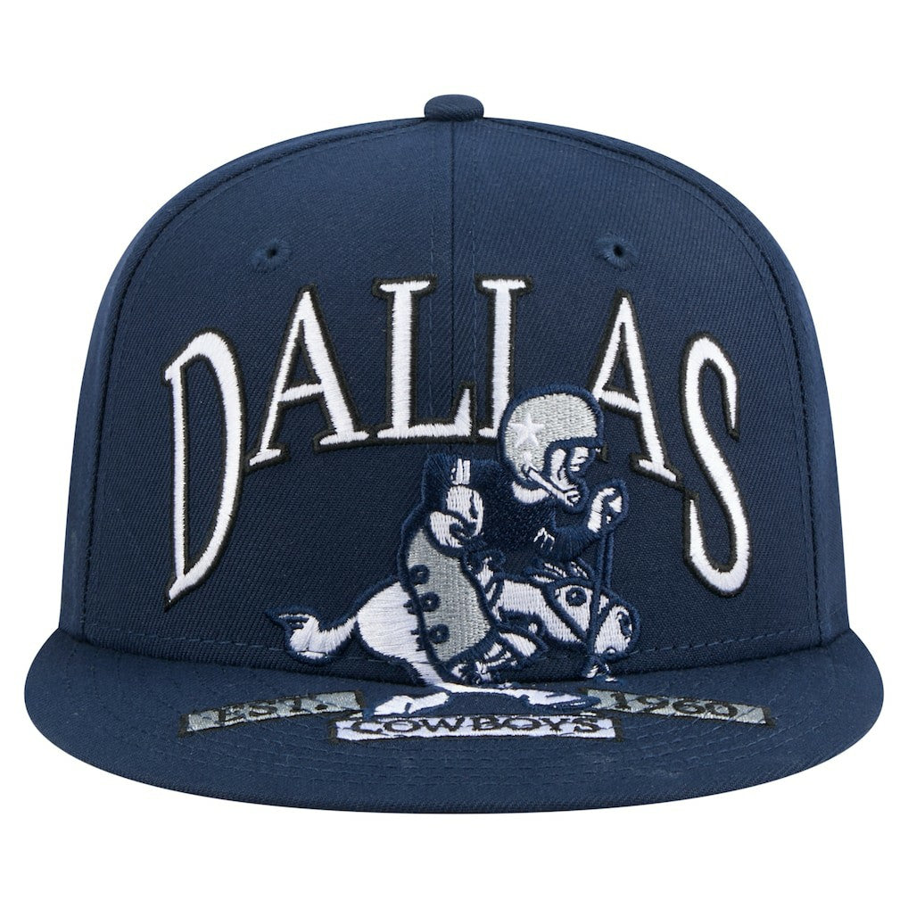 Throwback Oversized 59FIFTY Fitted Hat - Dallas Cowboys Hats