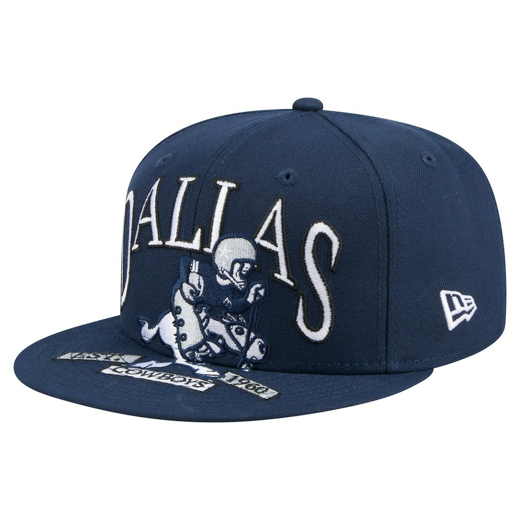 Throwback Oversized 59FIFTY Fitted Hat - Dallas Cowboys Hats