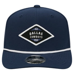 9SEVENTY Team Rope Stretch-Snap Hat - Dallas Cowboys Hats