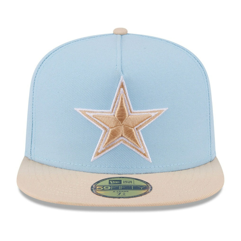 Two-Tone Color Pack A-Frame 59FIFTY Fitted Hat - Dallas Cowboys Hats