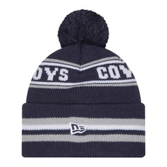 Pre-School Classic Cuffed Knit Hat with Pom - Dallas Cowboys Hats