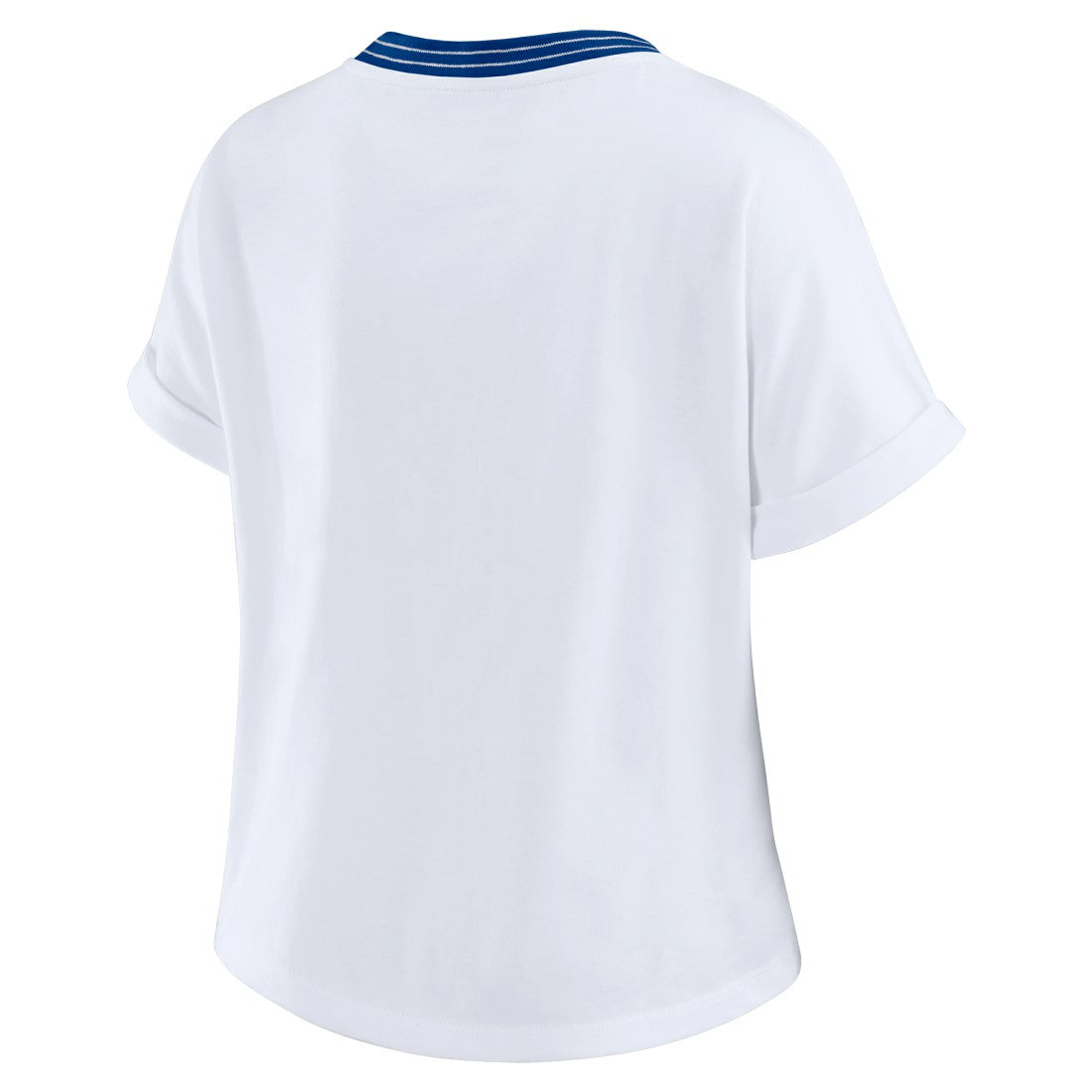 WEAR by Erin Andrews Women's Cropped Center Stripe Dolman T-Shirt - Seattle Seahawks T-shirts