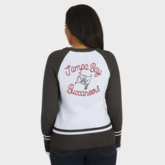 WEAR by Erin Andrews Women's Colorblock Raglan Sweater - Tampa Bay Buccaneers
