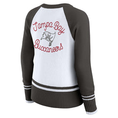 WEAR by Erin Andrews Women's Colorblock Raglan Sweater - Tampa Bay Buccaneers