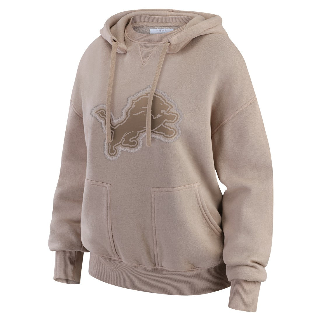 WEAR by Erin Andrews Women's Washed Pullover Crewdie - Detroit Lions Pullover