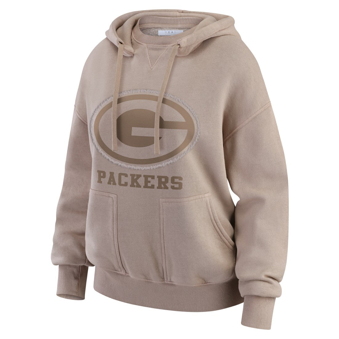 WEAR by Erin Andrews Women's Washed Pullover Crewdie - Green Bay Packers Pullover