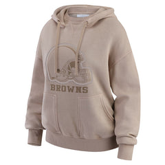 WEAR by Erin Andrews Women's Washed Pullover Crewdie - Cleveland Browns Pullover