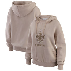 WEAR by Erin Andrews Women's Washed Pullover Crewdie - New Orleans Saints Pullover