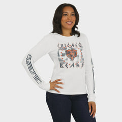 WEAR by Erin Andrews Women's Graphic Waffle Long-Sleeve T-Shirt - Chicago Bears T-shirts