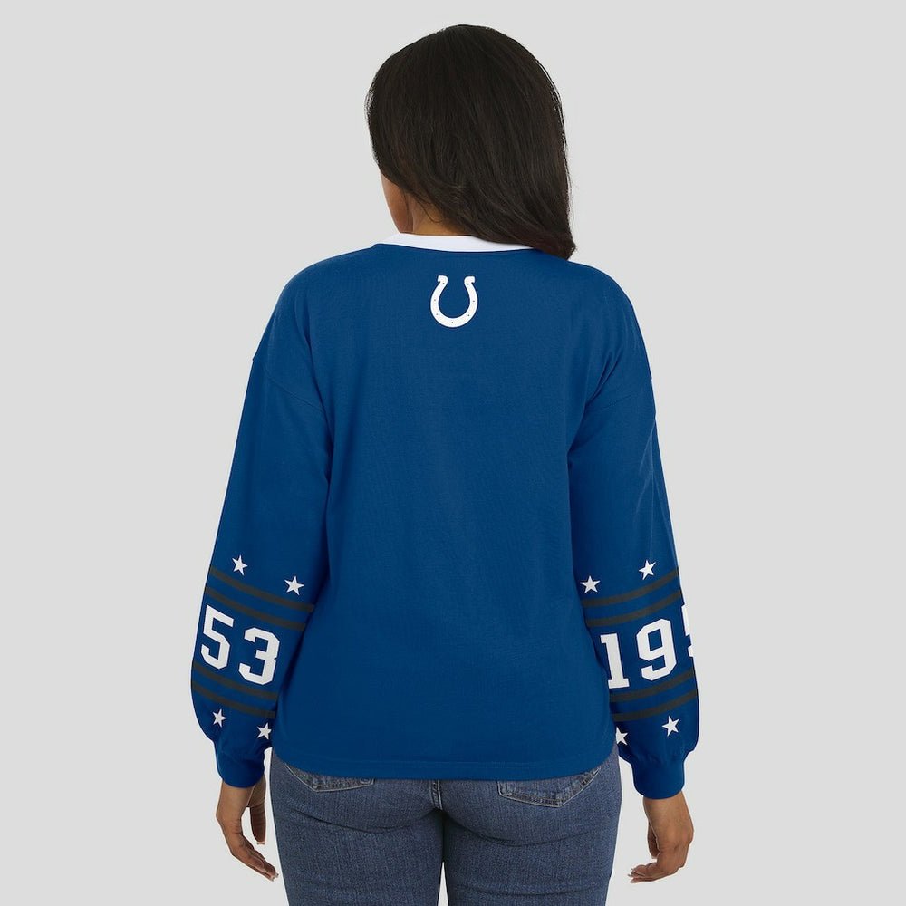 WEAR by Erin Andrews Women's Sport Long-Sleeve T-Shirt - Indianapolis Colts T-shirts