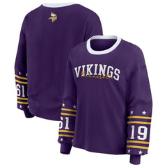 WEAR by Erin Andrews Women's Sport Long-Sleeve T-Shirt - Minnesota Vikings T-shirts