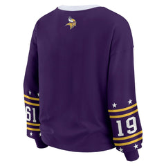 WEAR by Erin Andrews Women's Sport Long-Sleeve T-Shirt - Minnesota Vikings T-shirts