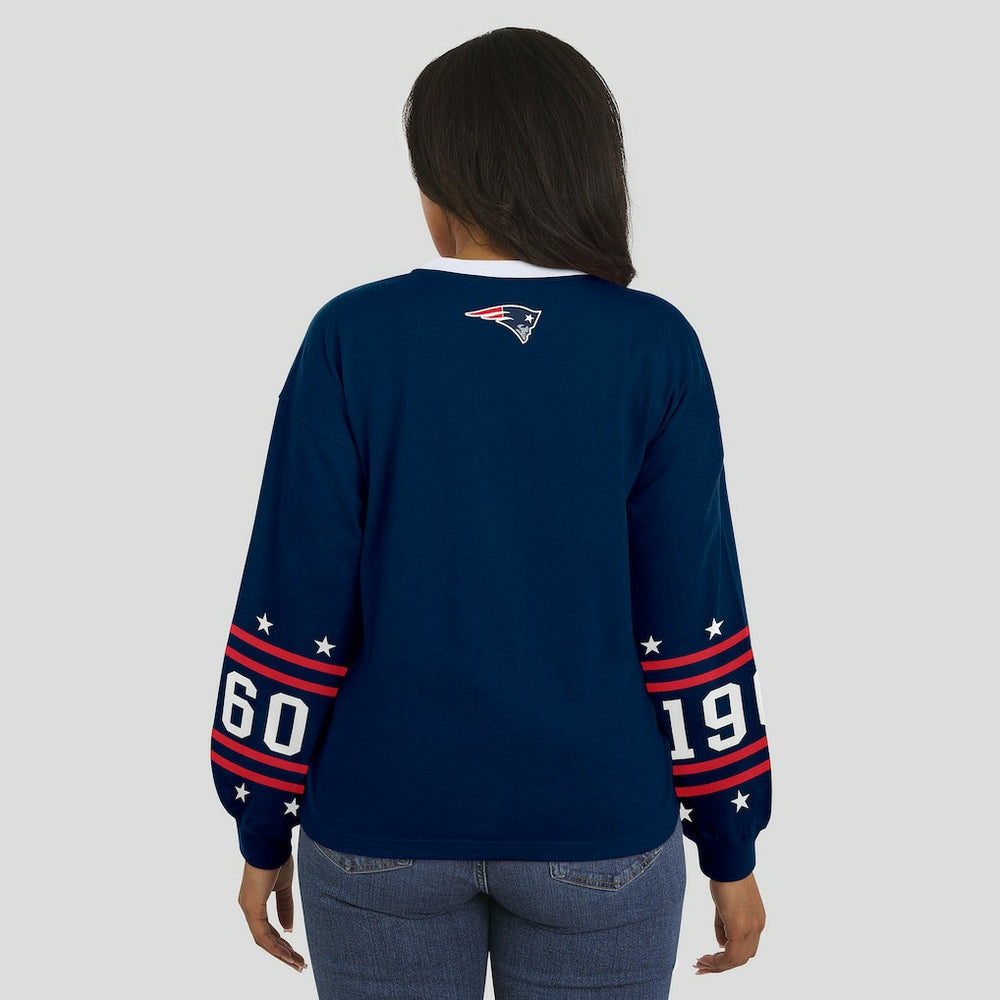 WEAR by Erin Andrews Women's Sport Long-Sleeve T-Shirt - New England Patriots T-shirts