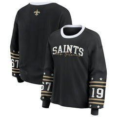 WEAR by Erin Andrews Women's Sport Long-Sleeve T-Shirt - New Orleans Saints T-shirts