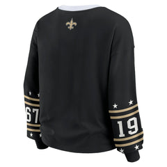 WEAR by Erin Andrews Women's Sport Long-Sleeve T-Shirt - New Orleans Saints T-shirts