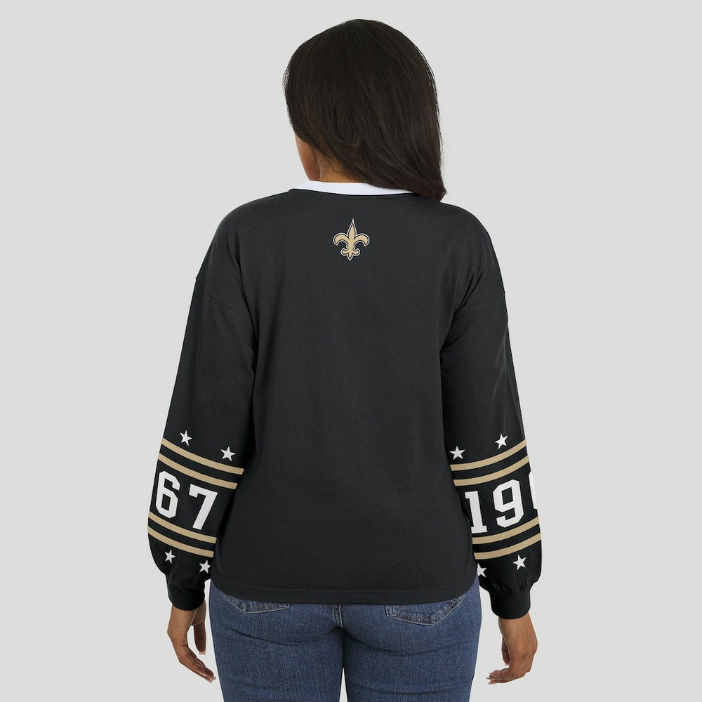 WEAR by Erin Andrews Women's Sport Long-Sleeve T-Shirt - New Orleans Saints T-shirts