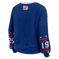 WEAR by Erin Andrews Women's Sport Long-Sleeve T-Shirt - New York Giants T-shirts