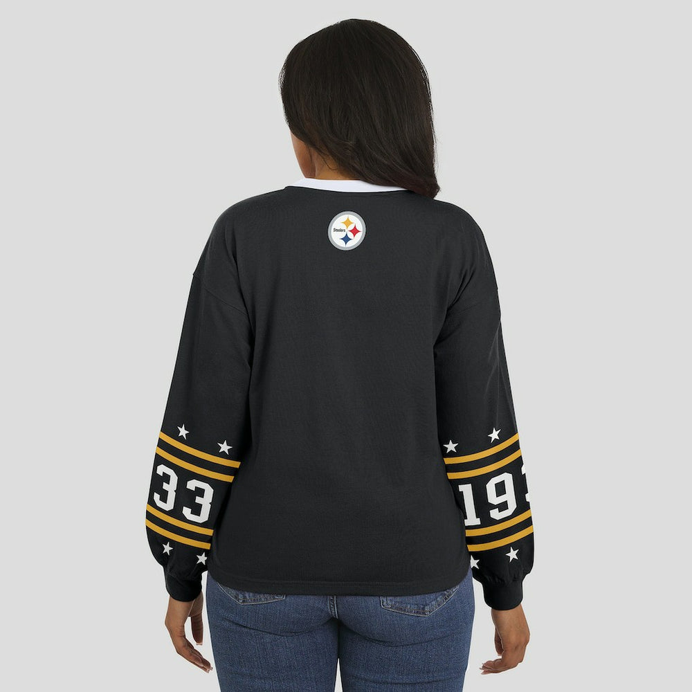 WEAR by Erin Andrews Women's Sport Long-Sleeve T-Shirt - Pittsburgh Steelers T-shirts