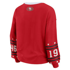 WEAR by Erin Andrews Women's Sport Long-Sleeve T-Shirt - San Francisco 49ers T-shirts