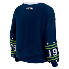 WEAR by Erin Andrews Women's Sport Long-Sleeve T-Shirt - Seattle Seahawks T-shirts