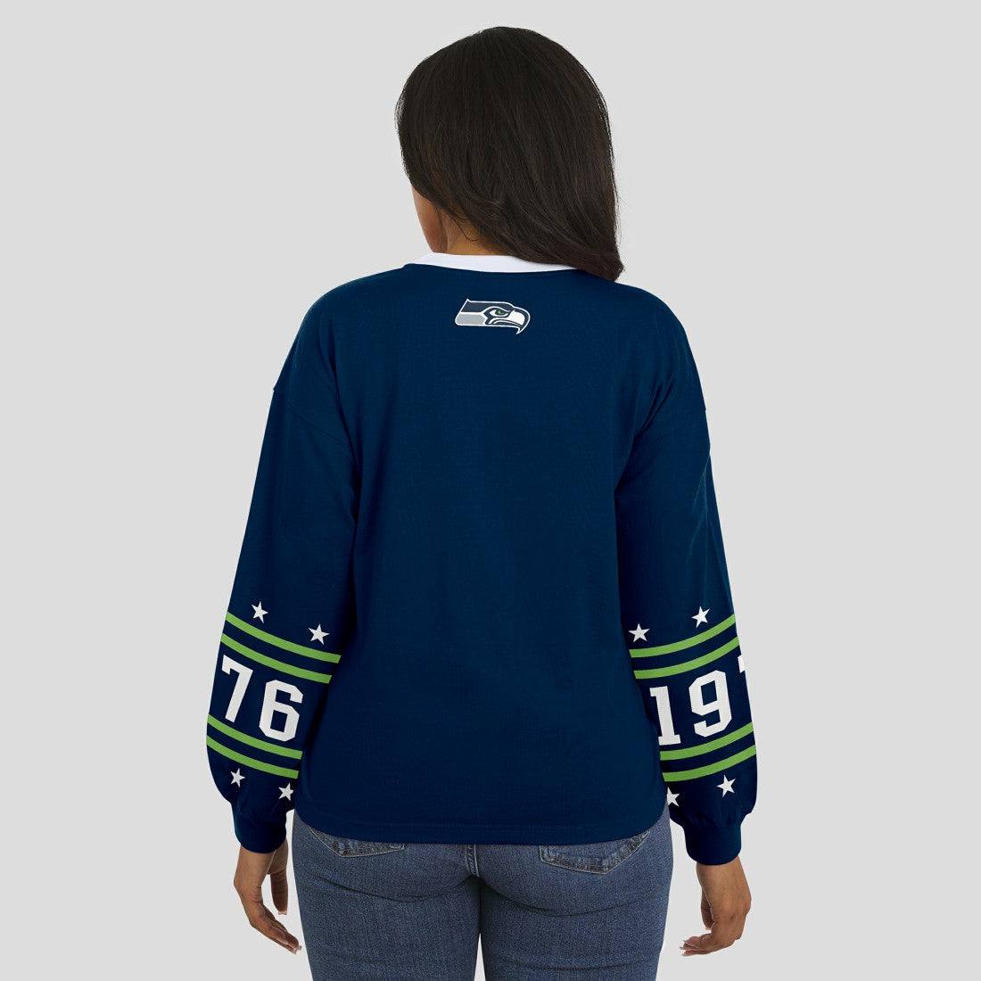 WEAR by Erin Andrews Women's Sport Long-Sleeve T-Shirt - Seattle Seahawks T-shirts