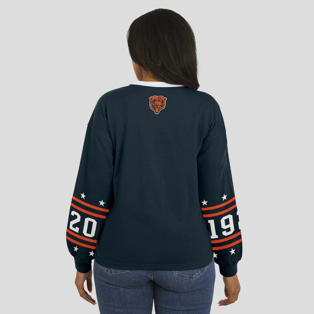 WEAR by Erin Andrews Women's Sport Long-Sleeve T-Shirt - Chicago Bears T-shirts