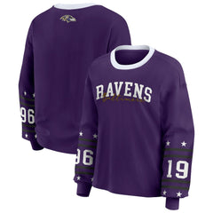 WEAR by Erin Andrews Women's Sport Long-Sleeve T-Shirt - Baltimore Ravens T-shirts