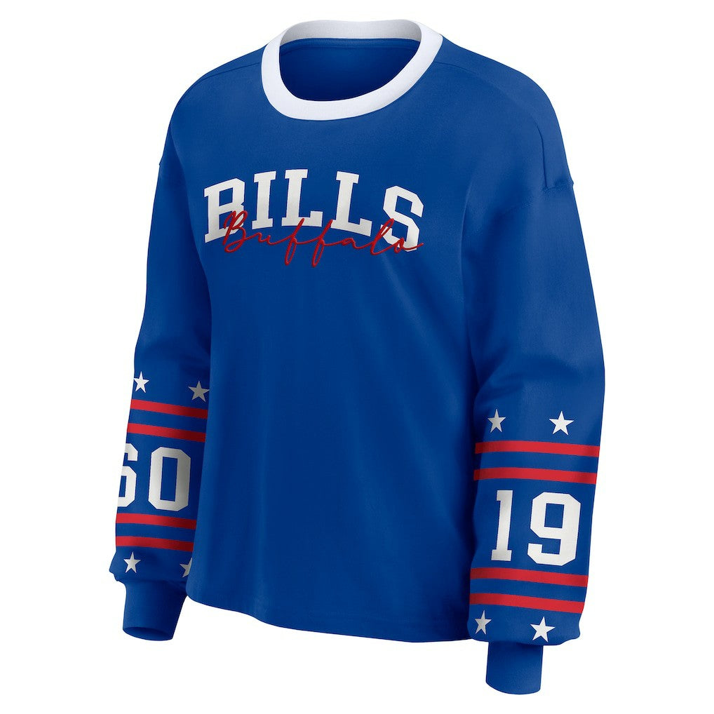 WEAR by Erin Andrews Women's Sport Long-Sleeve T-Shirt - Buffalo Bills T-shirts