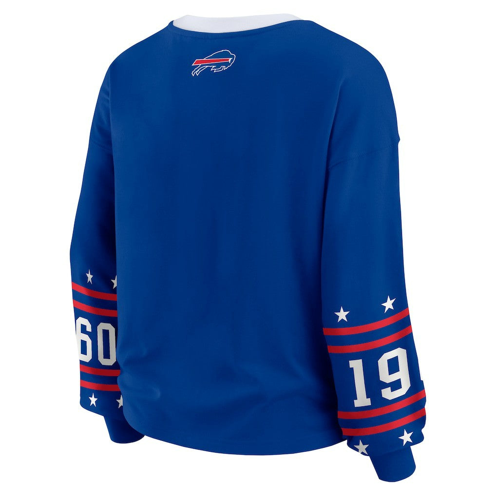 WEAR by Erin Andrews Women's Sport Long-Sleeve T-Shirt - Buffalo Bills T-shirts