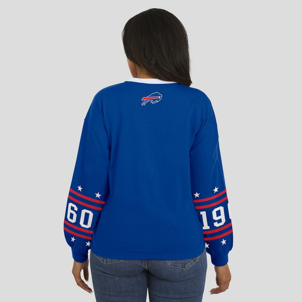 WEAR by Erin Andrews Women's Sport Long-Sleeve T-Shirt - Buffalo Bills T-shirts