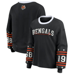 WEAR by Erin Andrews Women's Sport Long-Sleeve T-Shirt - Cincinnati Bengals T-shirts