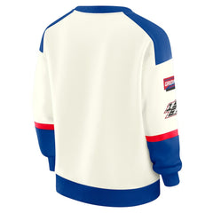 WEAR by Erin Andrews Women's Racing Crew V-Neck Sweatshirt - Buffalo Bills Sweatshirts