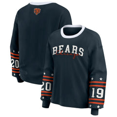 WEAR by Erin Andrews Women's Plus Size Sport Long-Sleeve T-Shirt - Chicago Bears T-shirts