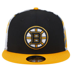 NHL Boston Bruins New Era Camo Meshback 9FIFTY Snapback Hat