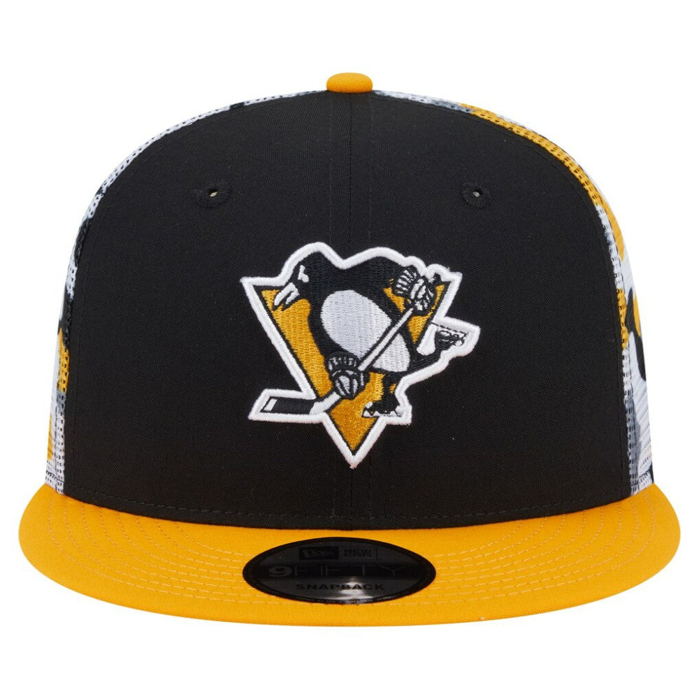 NHL Pittsburgh Penguins New Era Camo Meshback 9FIFTY Snapback Hat