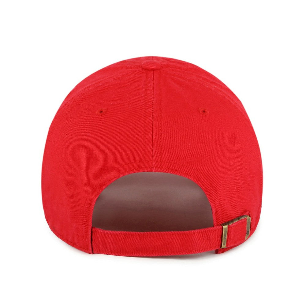 Red Washington Nationals '47 Women's Ariana Clean Up Adjustable Hat